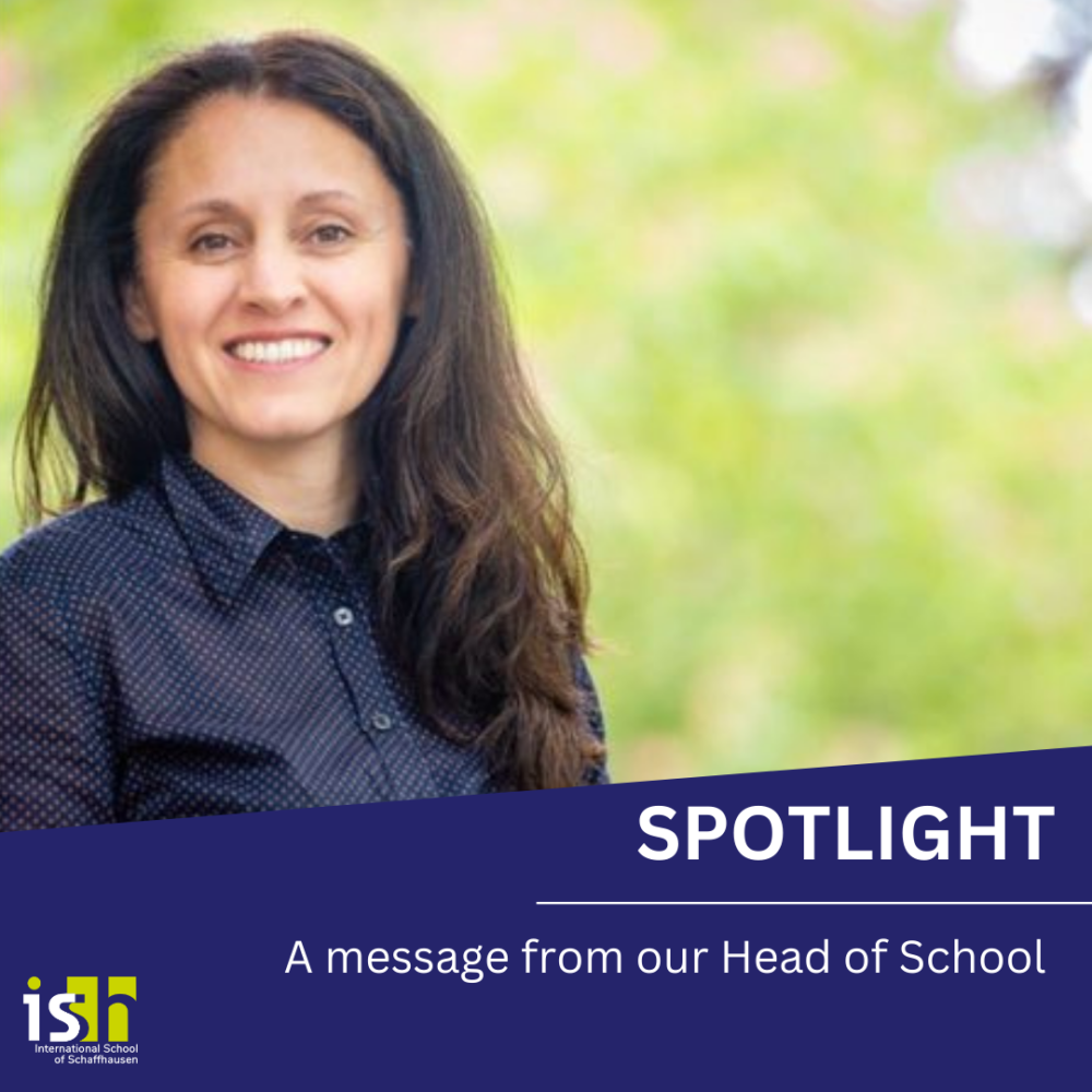 A message from the Head of School