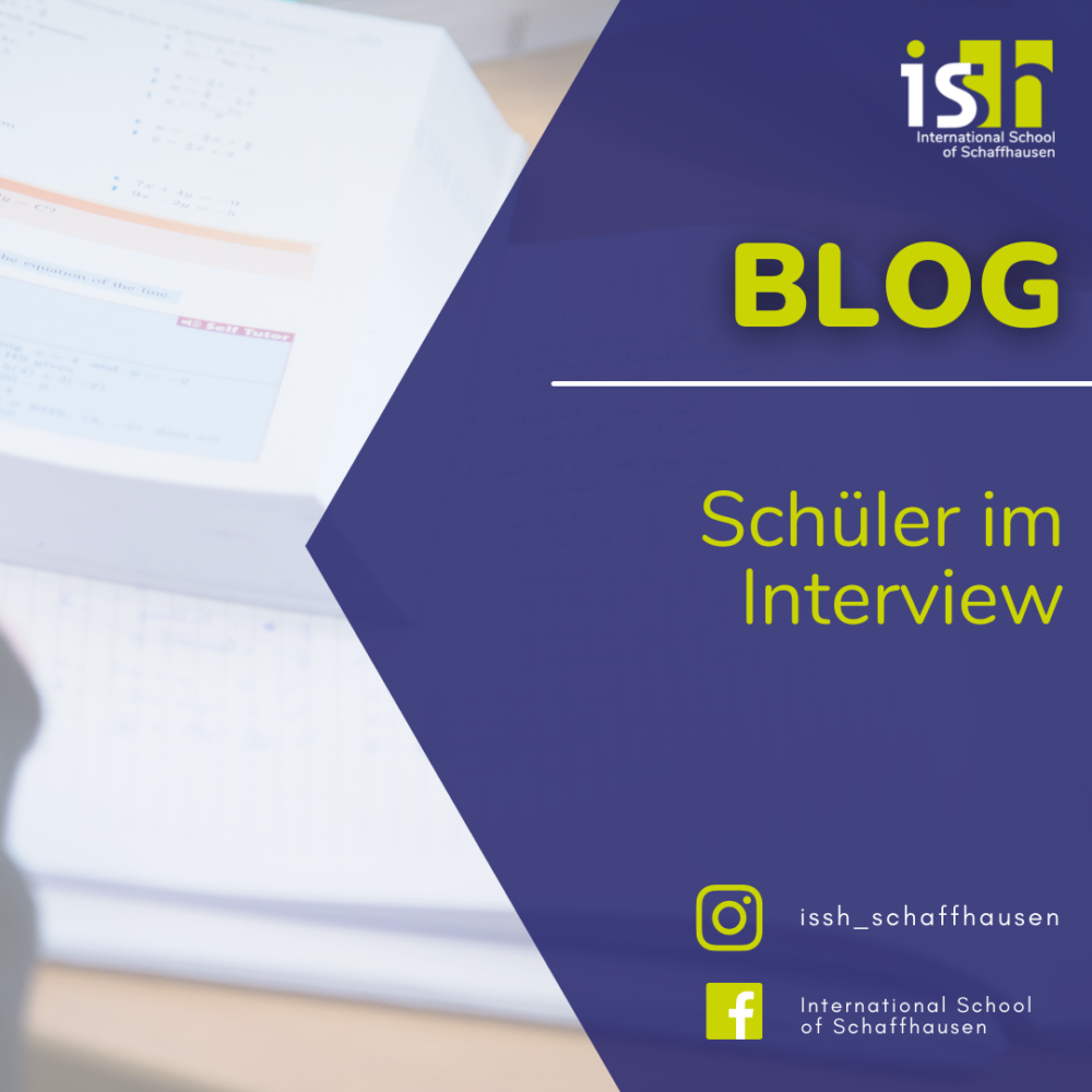 Schüler im Interview „An der ISSH fühlen wir uns ernstgenommen. “