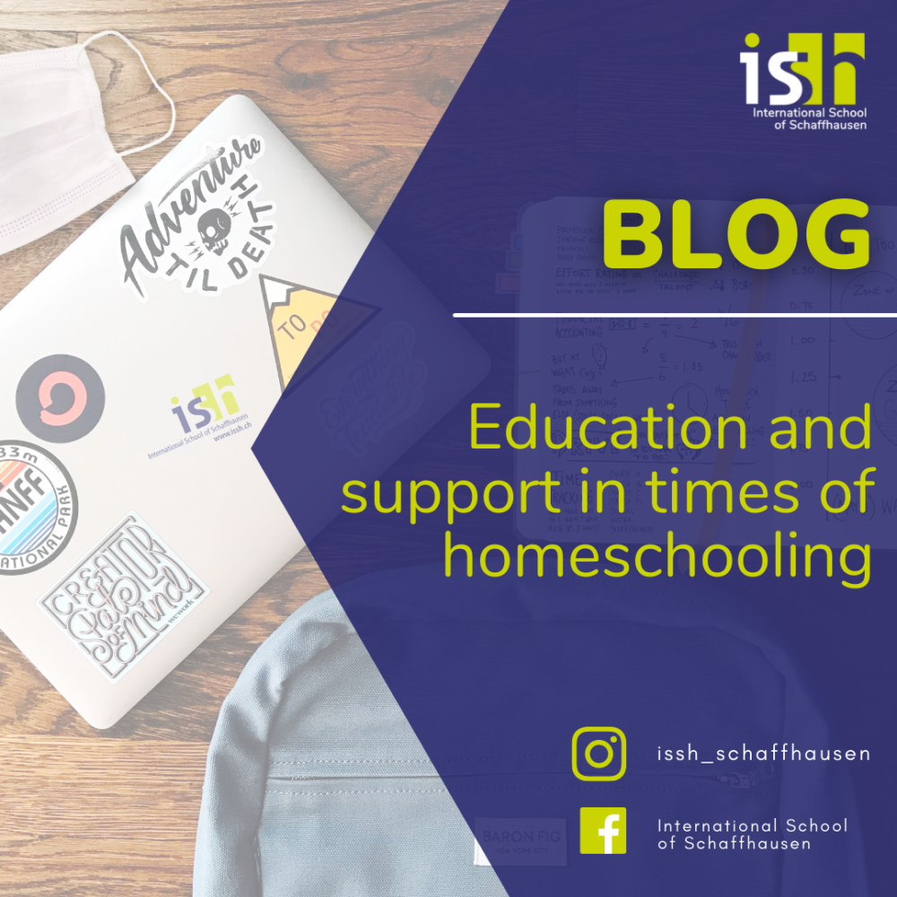Education and support in times of homeschooling
