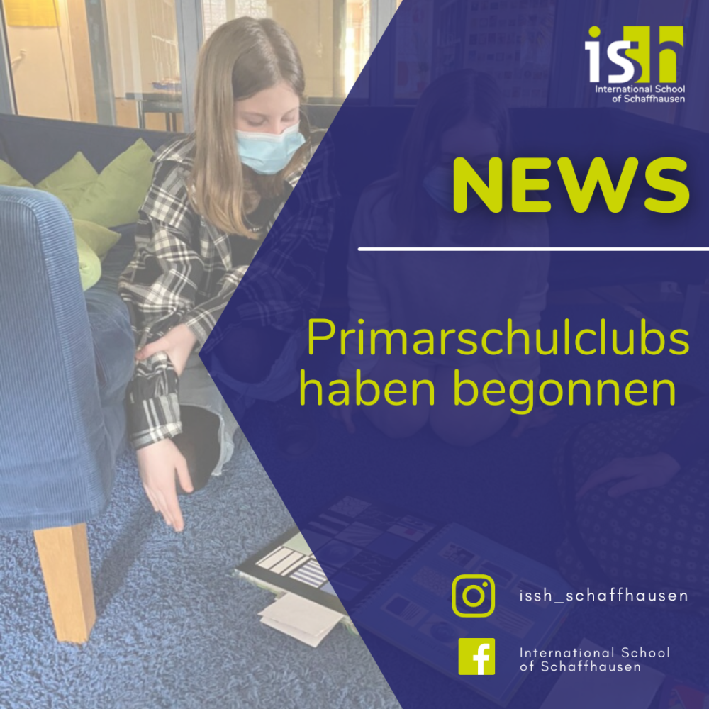 Clubs in der Primarschule haben gestartet