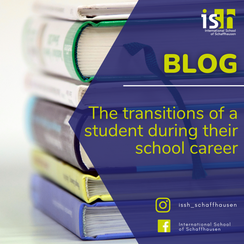 The transitions of a student during their school career